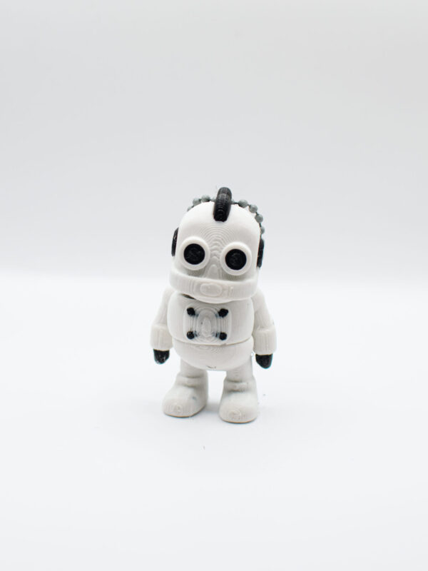 vyrobené v Labe - kľúčenka - robot