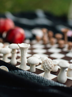 vyrobené v Labe - 3D lesná šachovnica