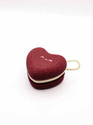 vyrobené v Labe - kliker - srdiečko makrónka